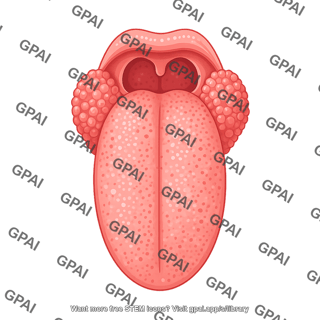 Tongue with tonsils 981