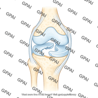 Knee meniscus lateral bucket handle tear