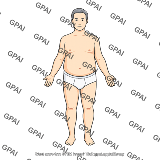 Adult 4 head male anterior 121