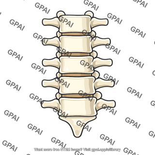 Lumbar vertebral column