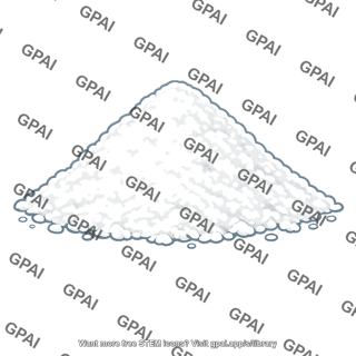 White powder pile