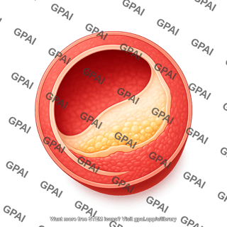 Atherosclerosis cross section 2 fibrous plaque