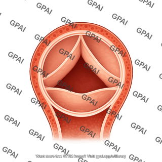 Aortic valve open