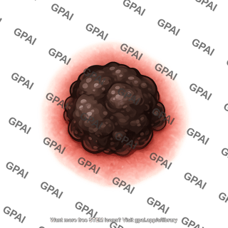 Nodular melanoma skin cancer