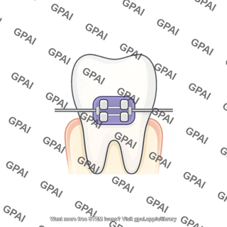 Tooth human incisor healthy with braces