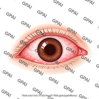 Eye front conjunctivitis
