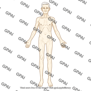 Elderly adult 5 male underweight anterior 751