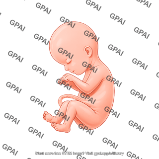 Human fetus week 25