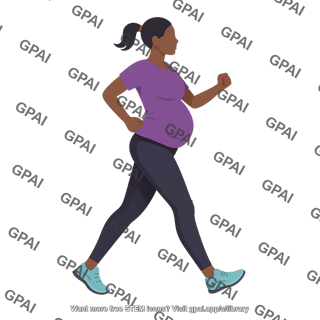 Pregnant mother exerciding