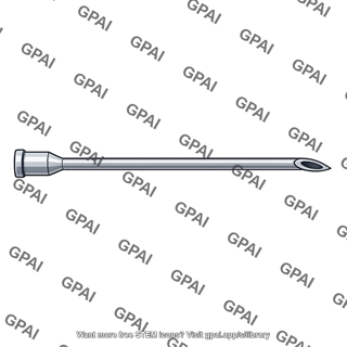 Metal surgical cannula