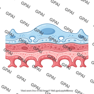 Glomerular capillary barrier cross section 480