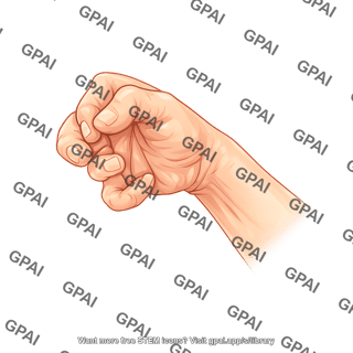 Hand with spasticity