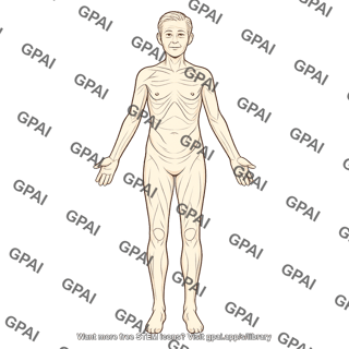Elderly adult 3 gender neutral anterior 337