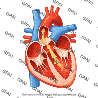 Heart aortic valve regurgitation 03