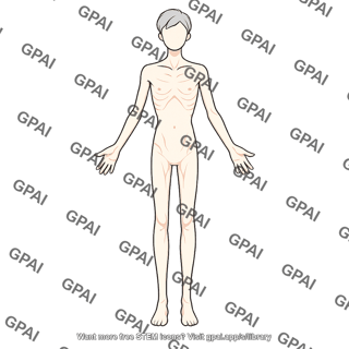 Adult 1 gender neutral underweight anterior 884