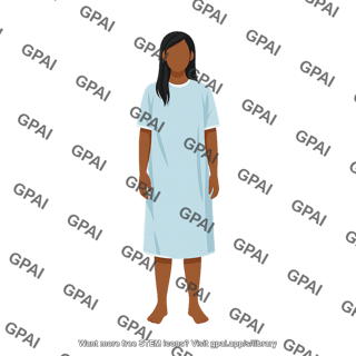 Patient female straight hair