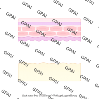 Epithelial layers skin