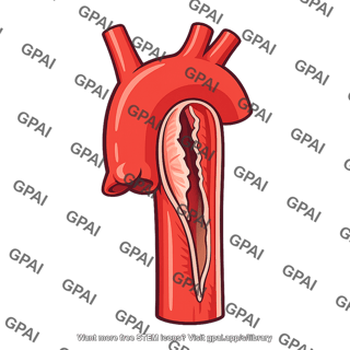 Aorta dissected