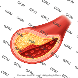 Atherosclerosis cross section 1b. intermediate lesion