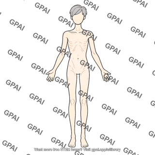 Adult 3 gender neutral underweight anterior 291