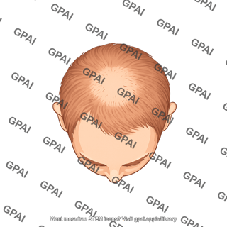 Male balding stage 2 superior