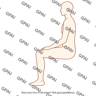 Adult gender neutral lateral sitting 289