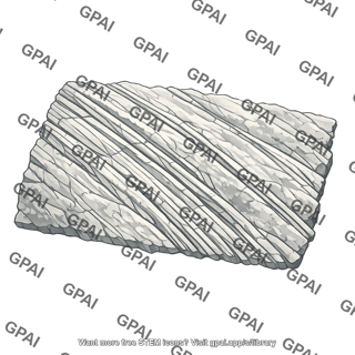 Ganymede surface grooved