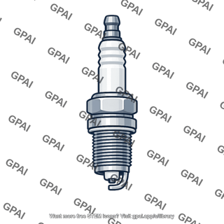 Automobile engine spark plug