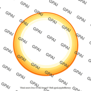 Concentric rings frame