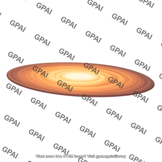 Ejected material disk