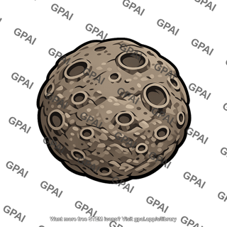 Rocky moon