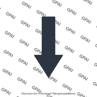 Gravitational force arrow