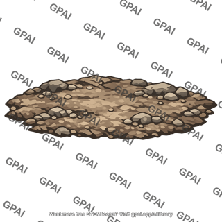 Earth surface ground texture