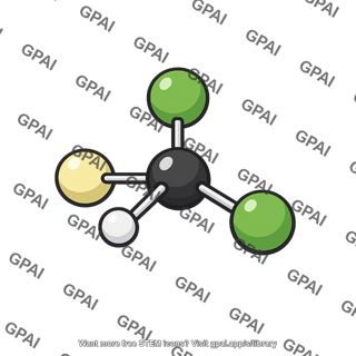 Chlorofluorocarbon molecule