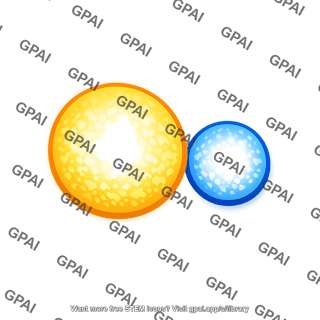 Binary star system blue yellow pair