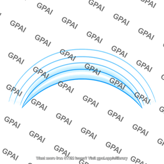 Curved pressure wavefront
