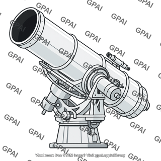Equatorial mount telescope