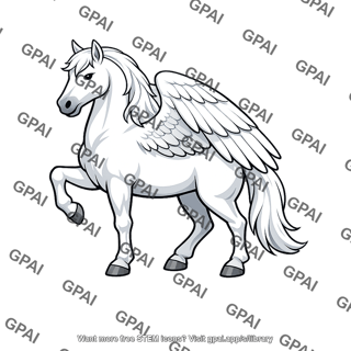 Winged horse