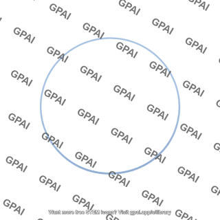 Blue circle outline
