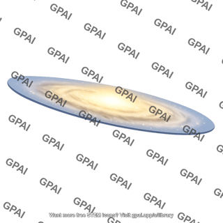Milky way disk oblique