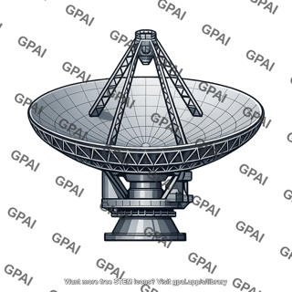 Radio telescope dish