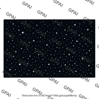 Night sky starfield