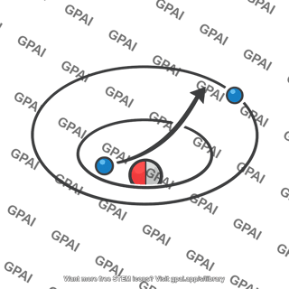 Electron upward transition