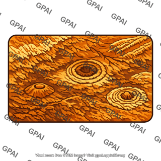Surface of venus radar image