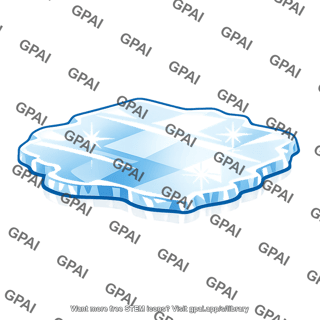Water ice reflective