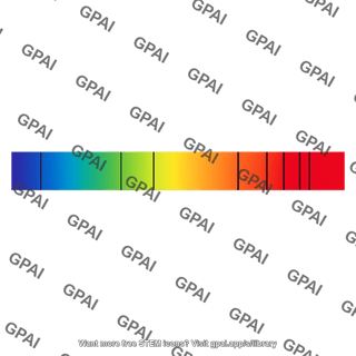 Galaxy spectrum redshifted
