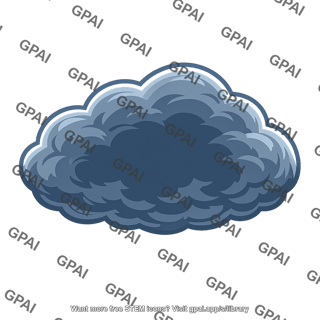 Optically thick gas cloud