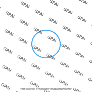 Blue circle outline