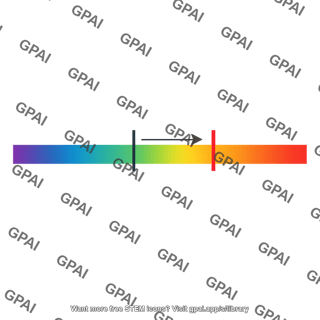 Redshifted spectral line