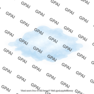 Blue cloud